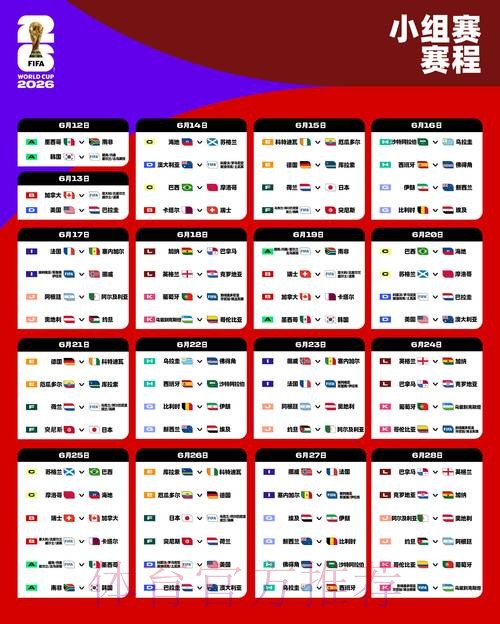 2026世界杯比赛时间中国时间比赛时间表官网入口 2026世界杯比赛时间中国时间比赛时间表官网入口