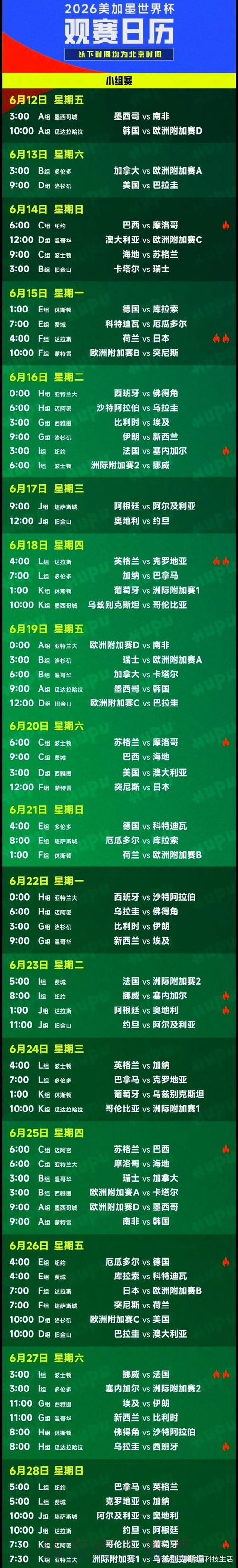 2026世界杯完整赛程官方发布赛事详情怎么查 2026世界杯完整赛程官方发布赛事详情怎么查