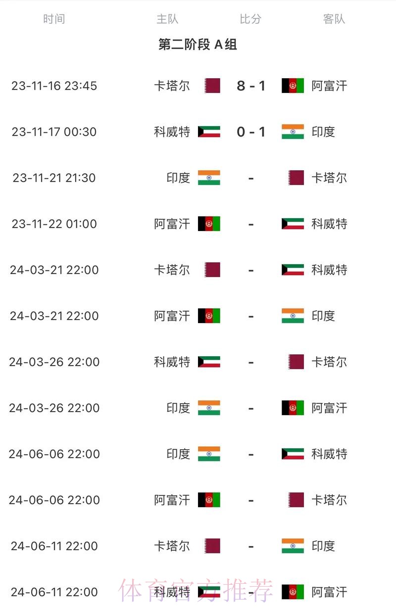 2026世界杯每日赛程高清版实时赛程直播平台